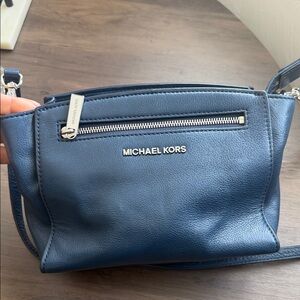 Michael Kors Navy Crossbody Bag